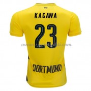 BVB Borussia Dortmund 2017-18 Shinji Kagawa 23 Koti jalkapallo pelipaidat Lyhythihainen pelipaita..